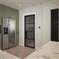 Portland 4 Lite Crittall Black Door - Clear/Reeded Glass