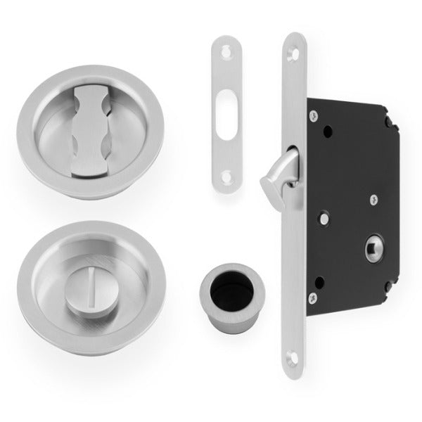 Sliding Door Lock Set - Radius - 7xFinishes