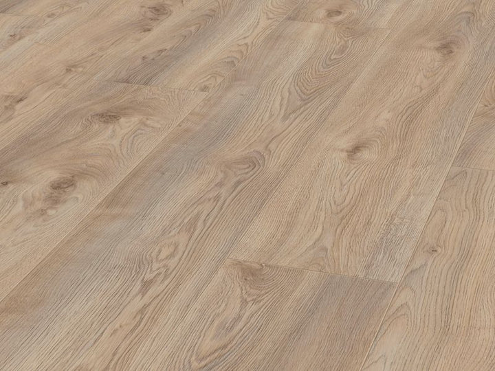 10mm x 244mm x 1845mm MAMMUT PLUS WIDE LONG PLANK MACRO OAK BEIGE LAMINATE FLOORING AC5