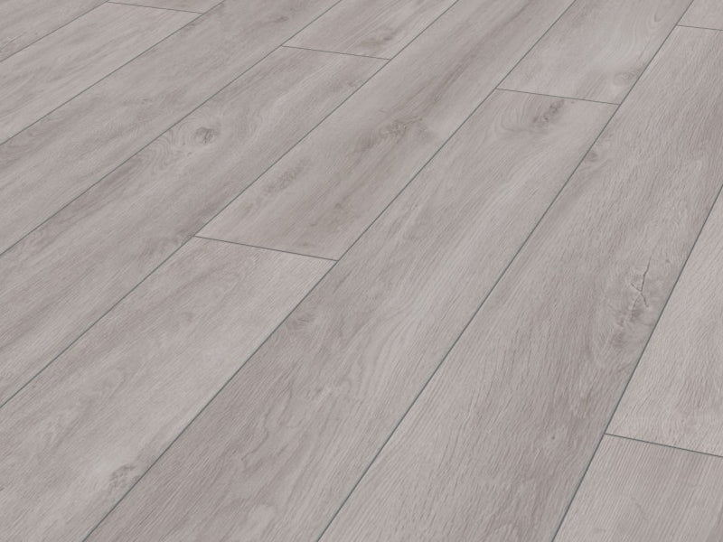 12mm x 188mm x 1375mm ROBUSTO PLANK PREMIUM OAK GREY LAMINATE FLOORING AC5