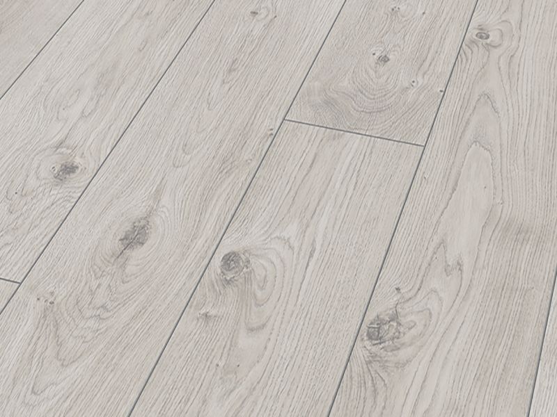 12mm x 188mm x 1845mm MAMMUT LONG PLANK EVEREST OAK WHITE LAMINATE FLOORING AC5