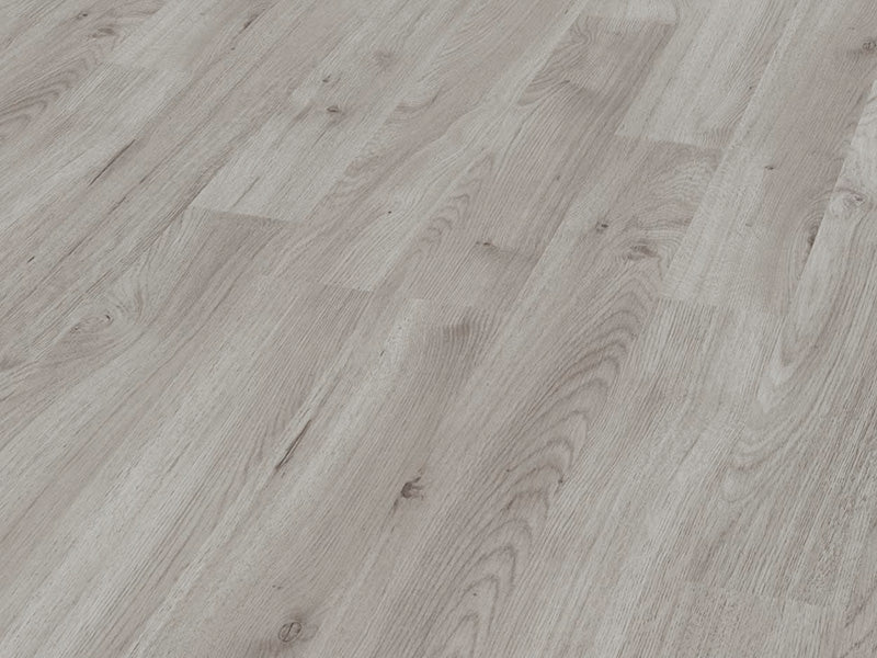 7mm x 193mm x 1383mm SMART SQUARE EDGE PLANK 2-STRIP OAK GREY LAMINATE FLOORING AC3