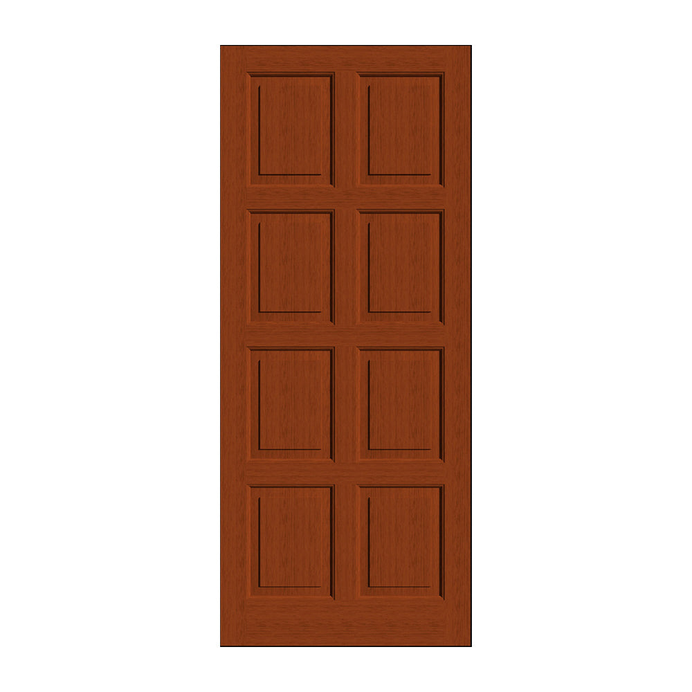 External Hardwood Door - 8 Panel Solid