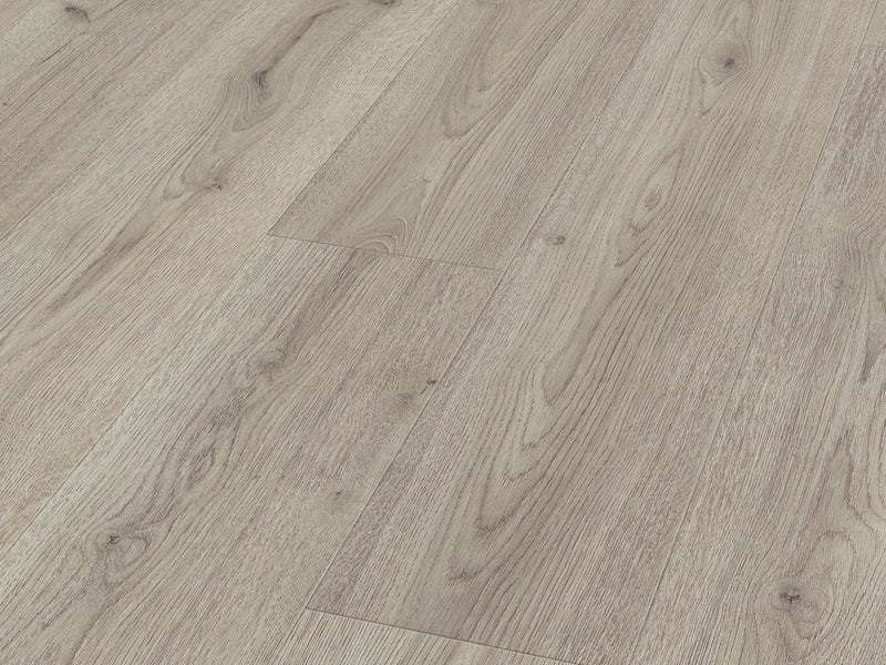 8mm x 193mm x 1380mm EXCEL PLANK TREND OAK GREY LAMINATE FLOORING AC4