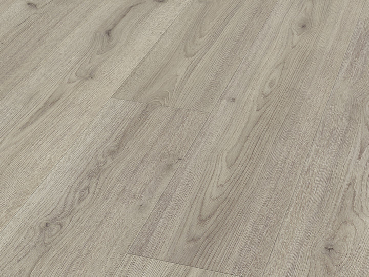 8mm x 193mm x 1380mm EXCEL PLANK TREND OAK GREY LAMINATE FLOORING AC4