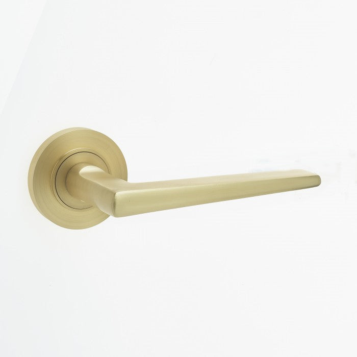 Mayfair Door Handle - Satin Brass-SB