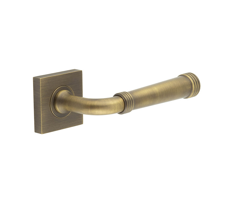 Highgate Door Handle - Antique Brass- AB
