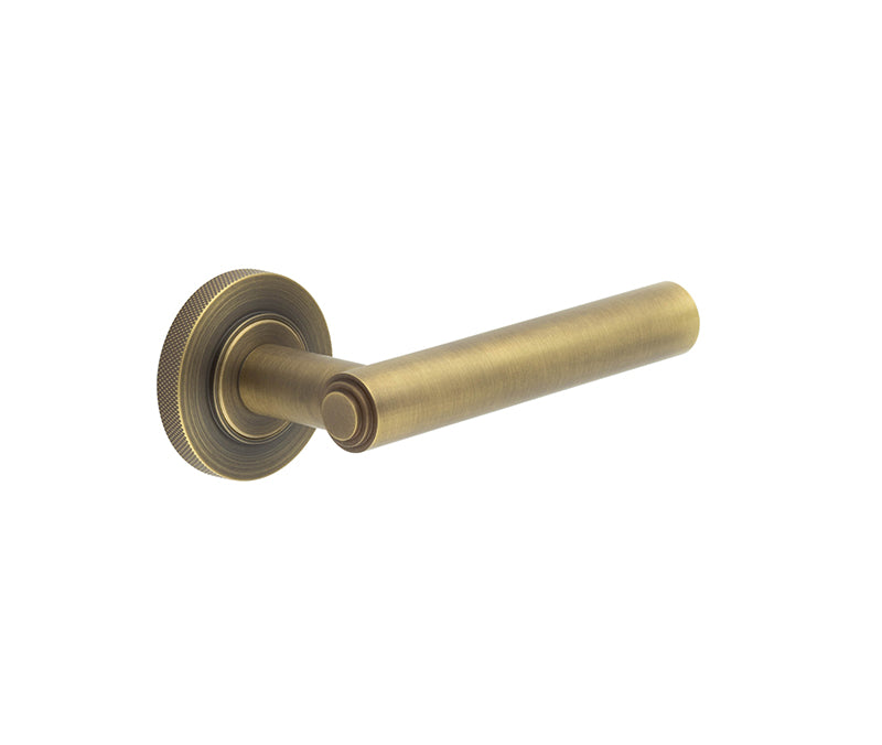 Richmond Door Handle - Antique Brass- AB