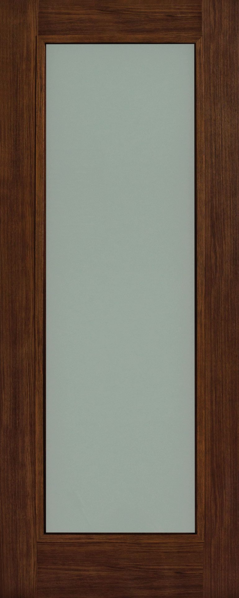 Doras Shaker Luxury Laminate Walnut Door - Glass