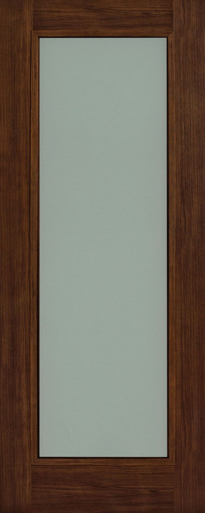 Doras Shaker Luxury Laminate Walnut Door - Glass