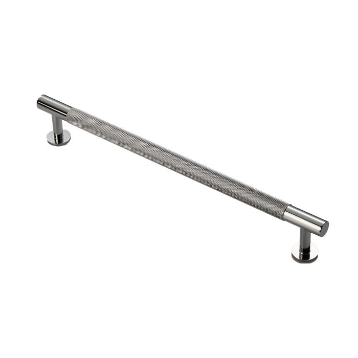 Knurled Pull Handle -CB- Polished Chrome