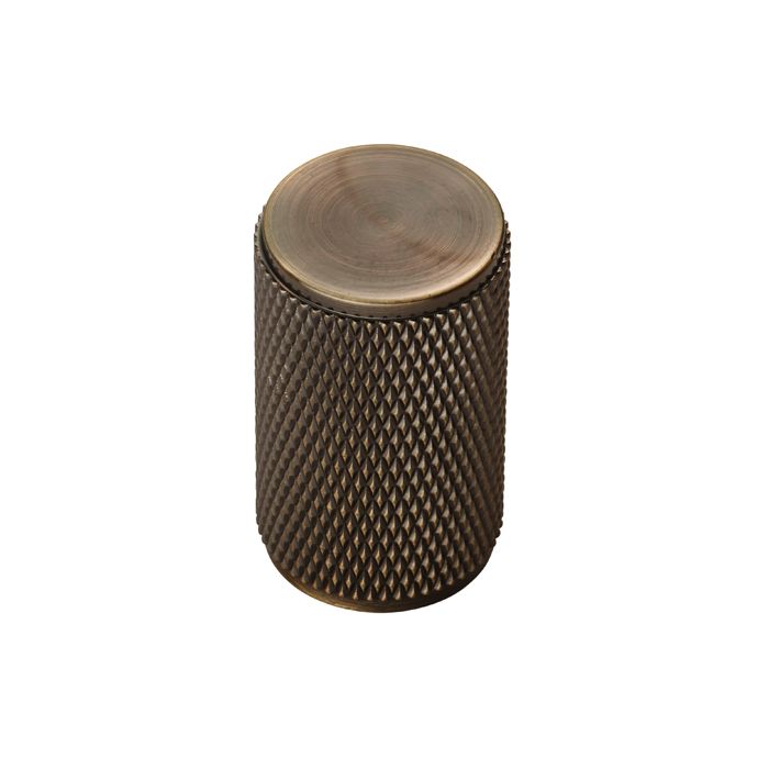 Knurled Knob -CB- Antique Brass