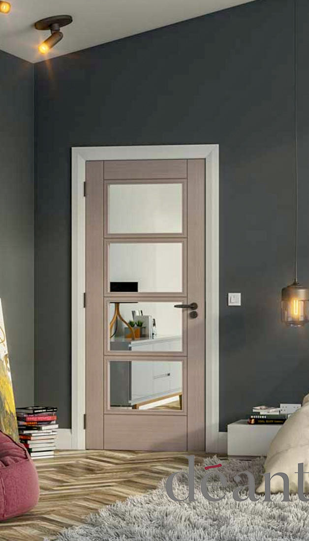 Deanta HP12 Light Grey Door - Glass