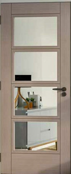 Deanta HP12 Light Grey Door - Glass