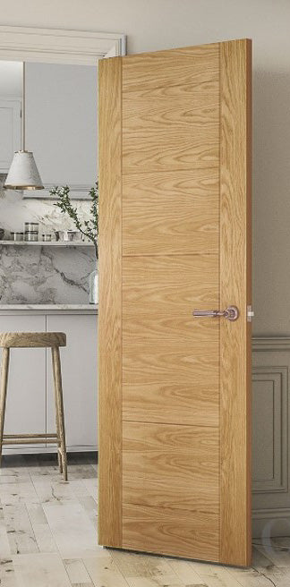 Deanta HP12 Oak Door - Solid FD30