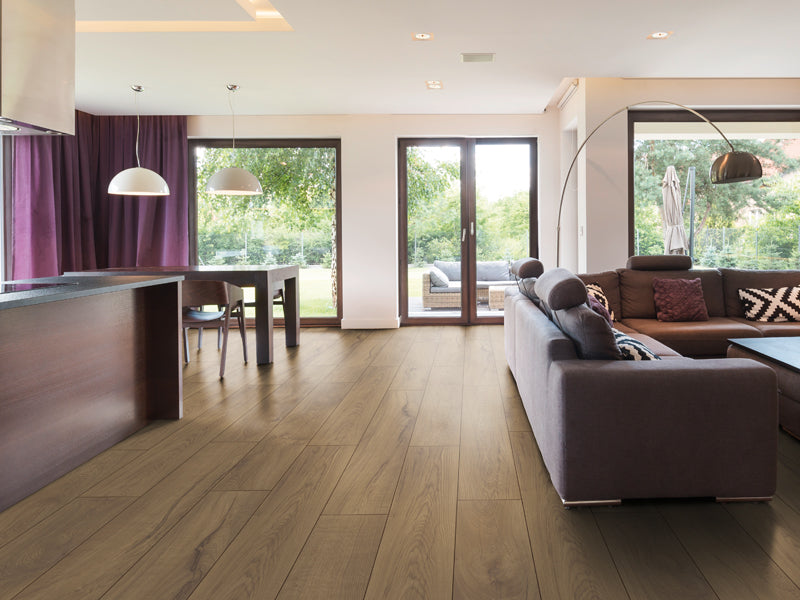 10mm x 244mm x 1845mm MAMMUT PLUS WIDE LONG PLANK RESIDENCE OAK NATURE LAMINATE FLOORING AC5