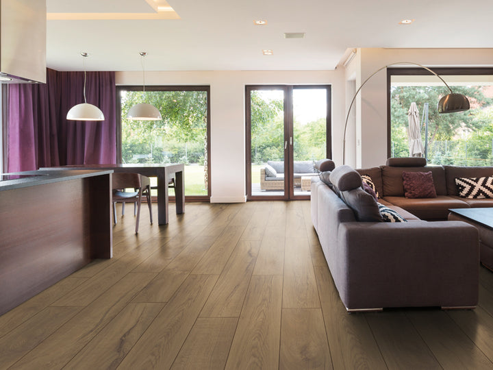 10mm x 244mm x 1845mm MAMMUT PLUS WIDE LONG PLANK RESIDENCE OAK NATURE LAMINATE FLOORING AC5