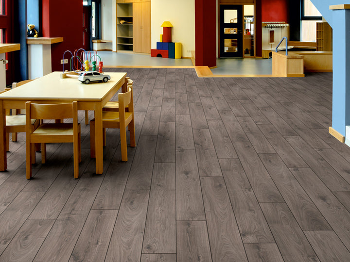 12mm x 188mm x 1375mm ROBUSTO PLANK ATLAS OAK ANTHRACITE LAMINATE FLOORING AC5