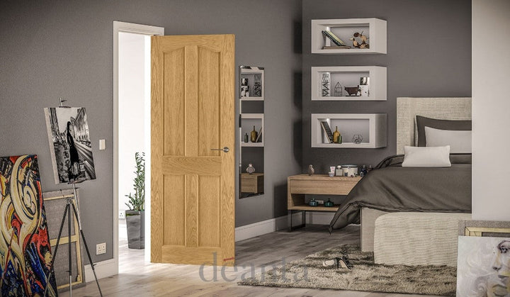 Deanta NM2 Oak Door - Solid