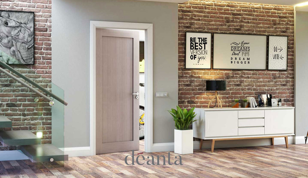 Deanta NM5 Light Grey Ash Door - Solid