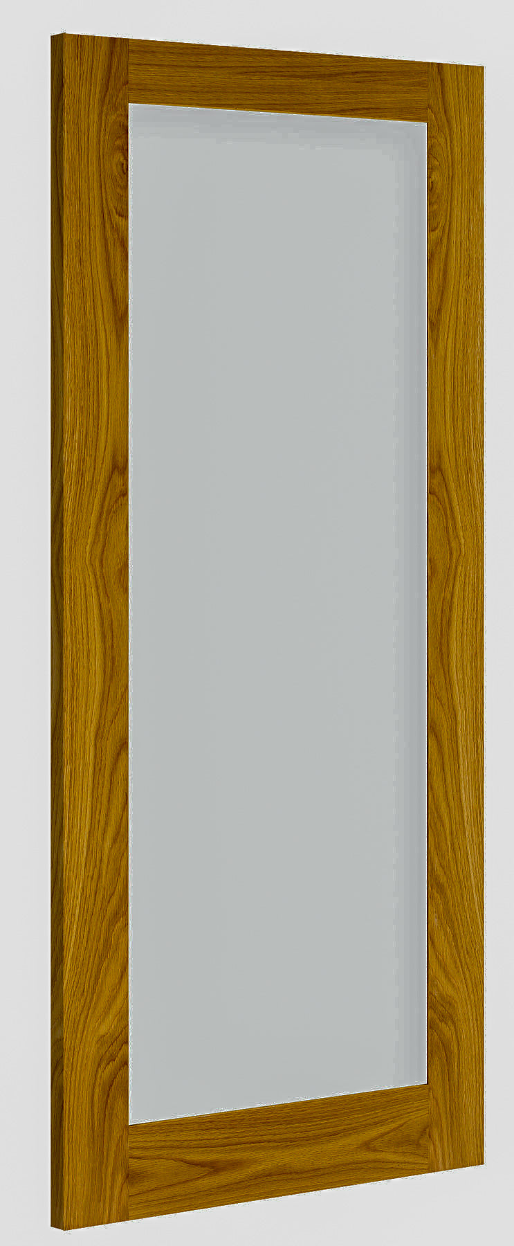 Deanta NM6GF Oak Door - Frosted Glass