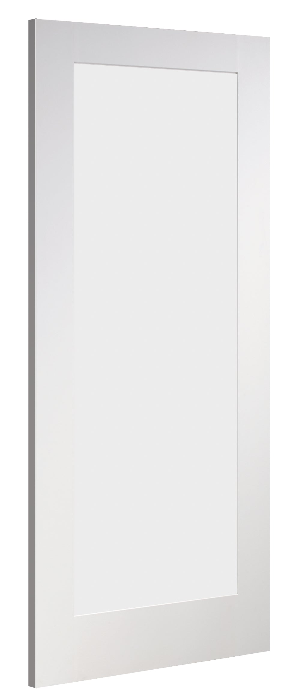 Deanta NM6GC White Primed Door -  Clear Glass