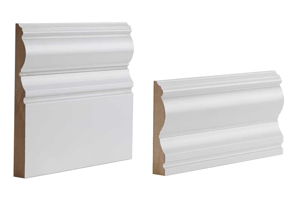 Deanta Skirting/Architrave Victoriana White Primed