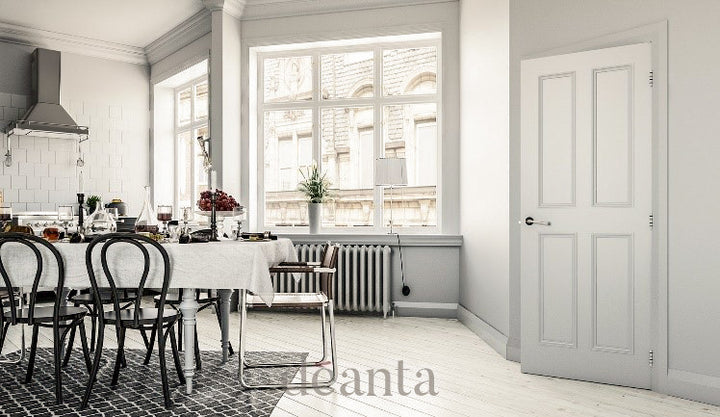 Deanta WR1 White Primed Door - Solid