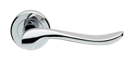 Serozzetta Verdun Lever On Rose - Satin Chrome