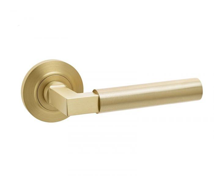 Westminster Door Handle - Satin Brass-SB