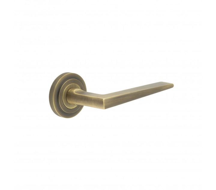 Mayfair Door Handle - Antique Brass- AB