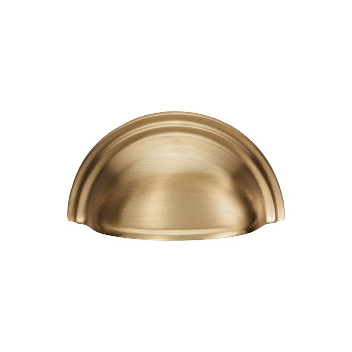 Victorian Cup Pull  Satin Brass