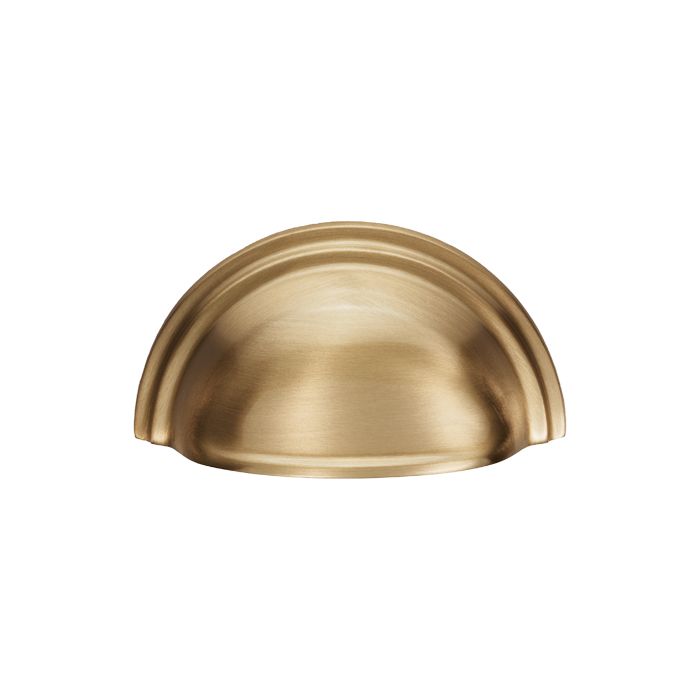 Victorian Cup Pull Satin Brass