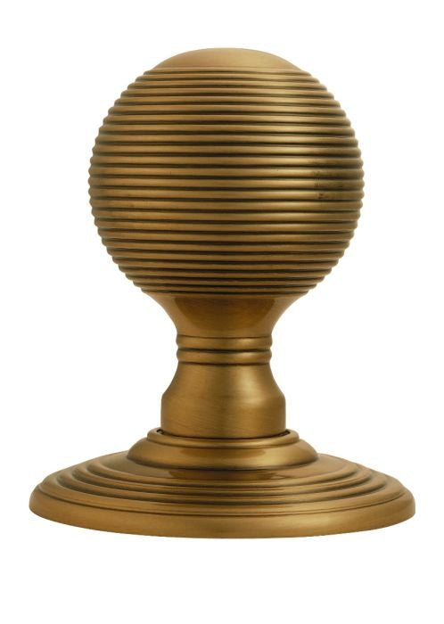 Delamain Reeded Knob - Florentne Bronze (FB)