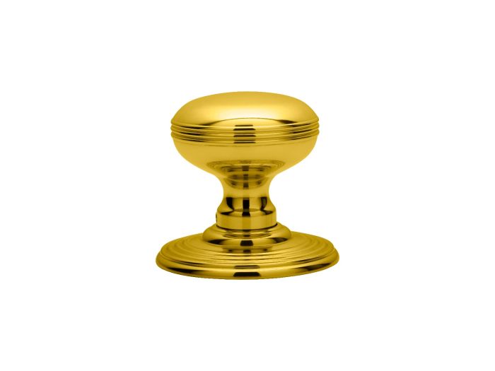 Delamain Plain Knob - Polished Brass (PB)