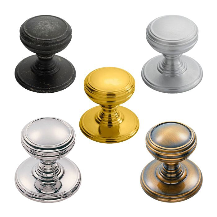 Delamain Plain Knob - Polished Chrome