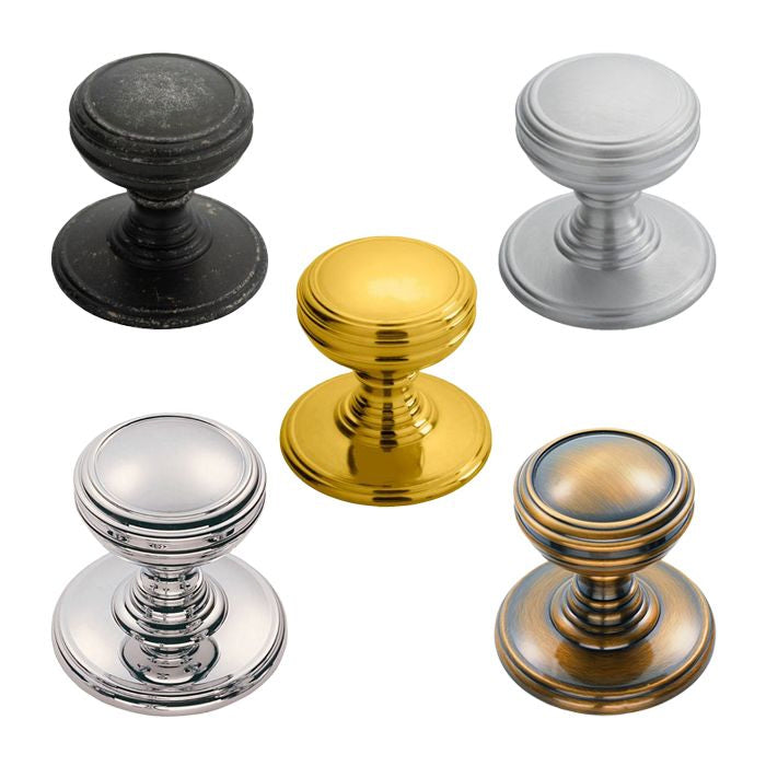 Delamain Plain Knob Dk47 - Satin Chrome