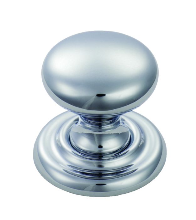 Victorian Knob - Polished Chrome