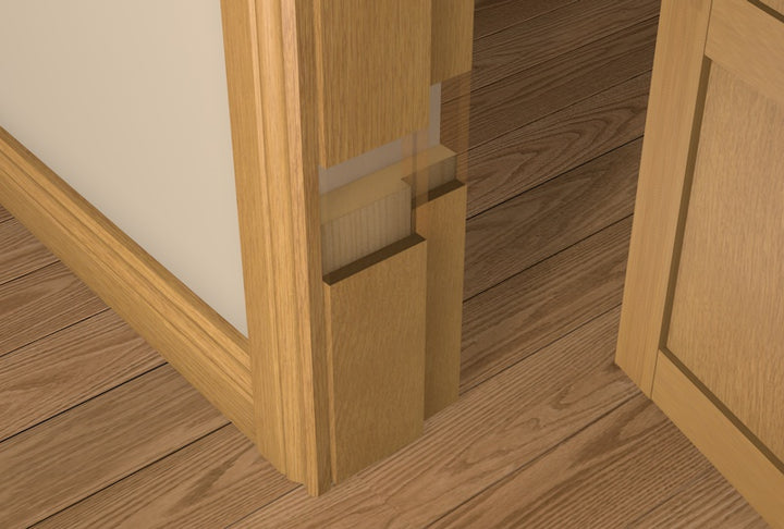 Oak Veneer Door Frame - Rebated