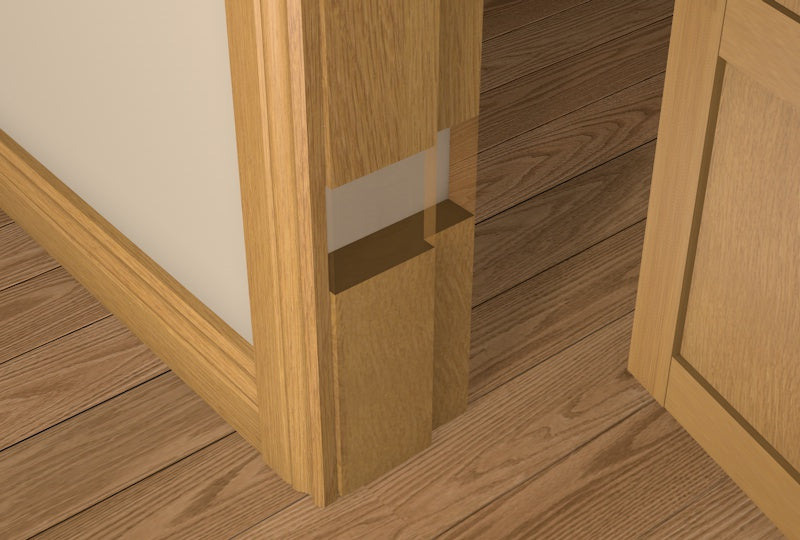 Solid Oak Door Frame - Rebated