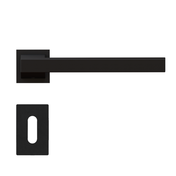 Mission Invisible - Boston steel lever handle  - Cosmos Black