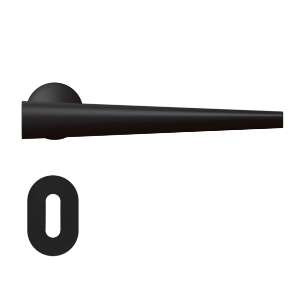 Mission Invisible - Brooklyn steel lever handle  - Cosmos black