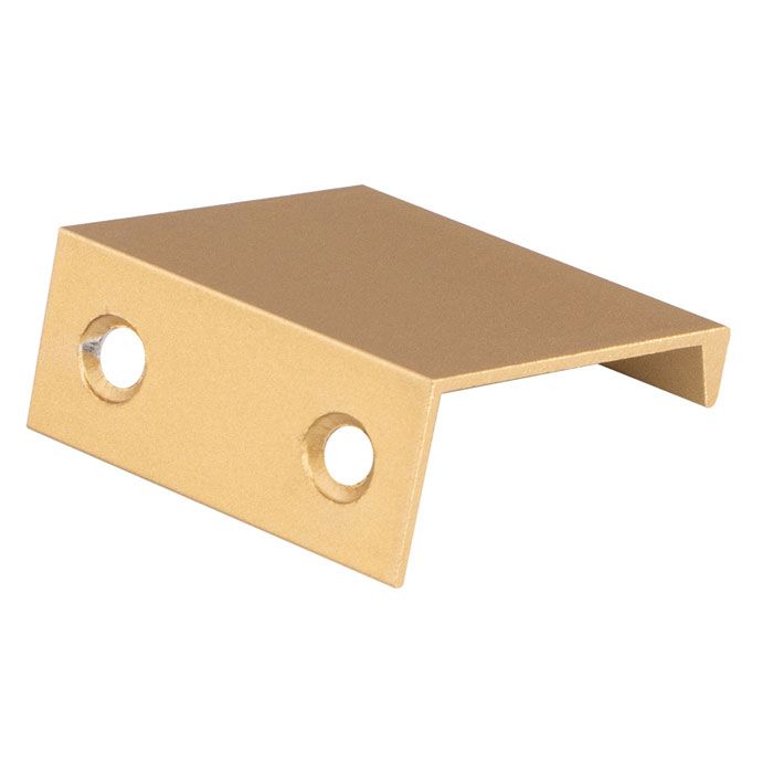 Square Edge Pull - Satin Brass