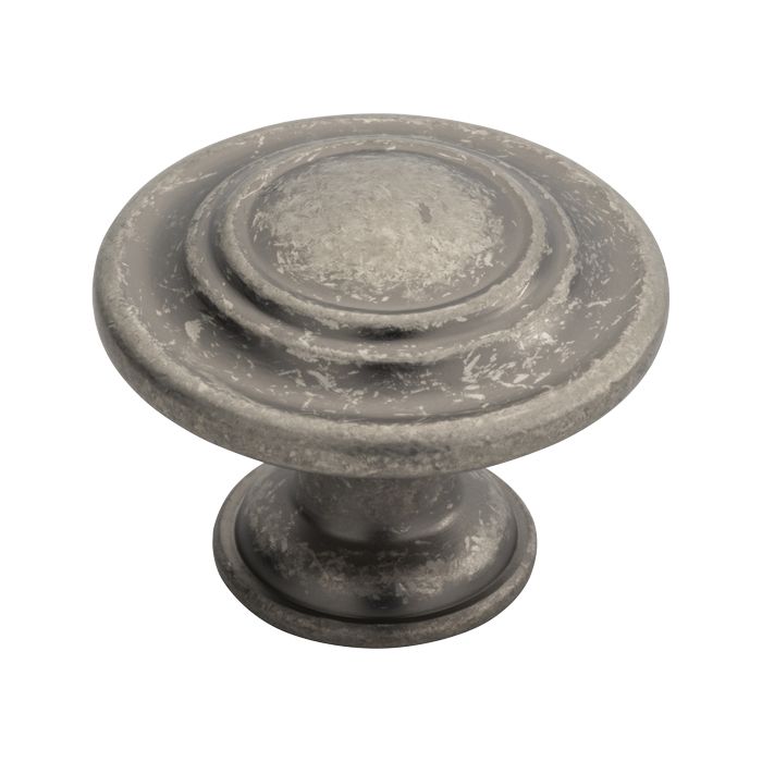 Traditional Pattern Knob - Pewter