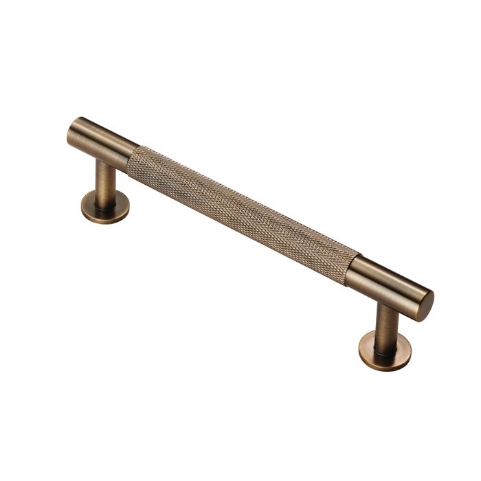 Knurled Pull Handle -CB- Antique Brass