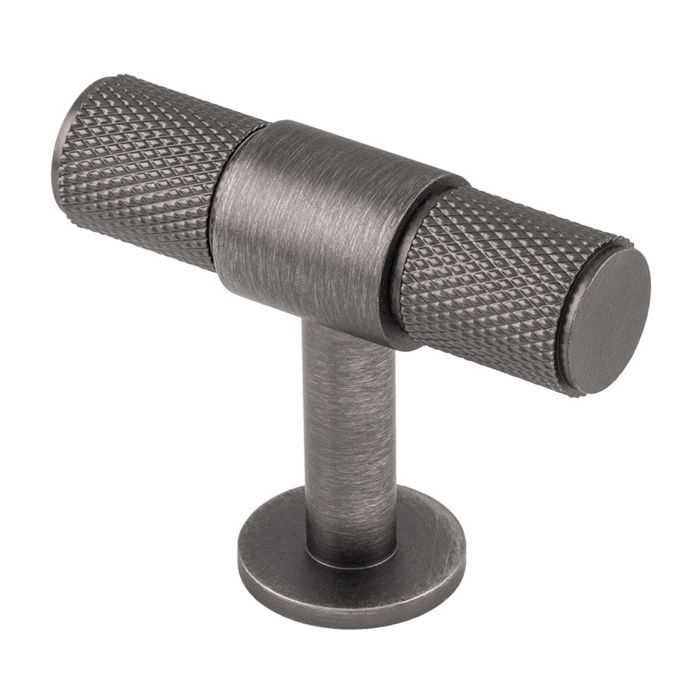 Knurled T-Bar Knob -CB-Anthracite