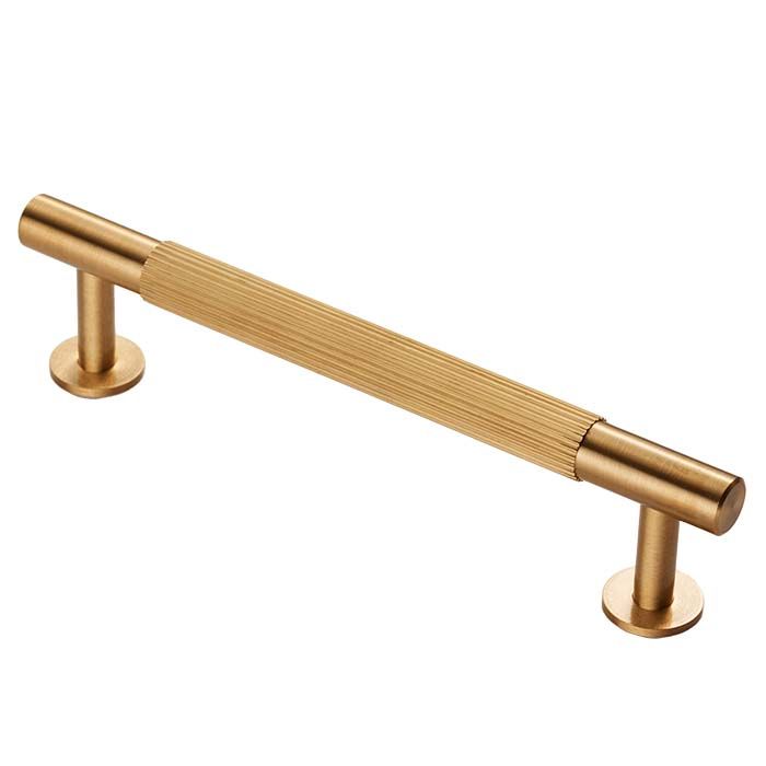 Lined Pull Handle -CB- Satin Brass – handles&hinges