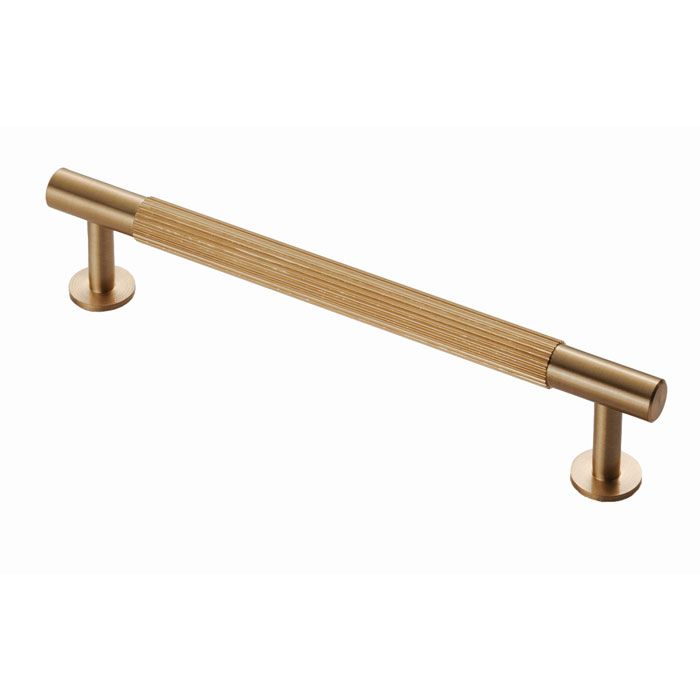 Lined Pull Handle -CB- Satin Brass