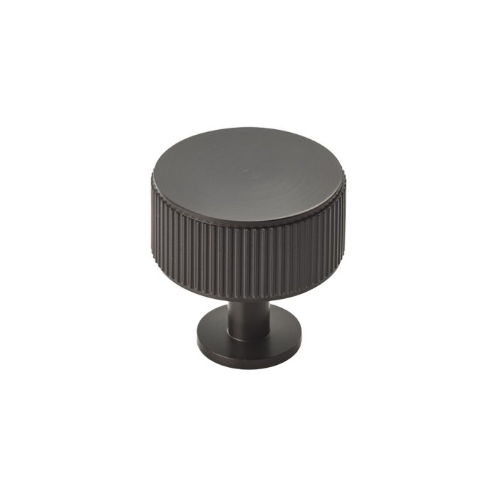 Lined Radio Knob -CB- Matt Black