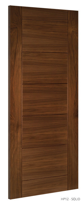 Deanta HP12 Walnut Door - FD30 Solid